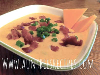 Cheese lovers ultimate loaded potato soup